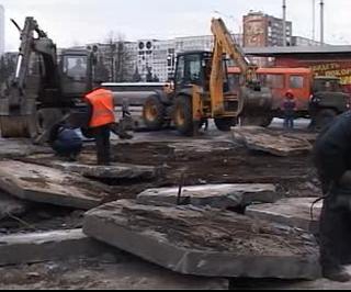 строительство сквера в Новокузнецке